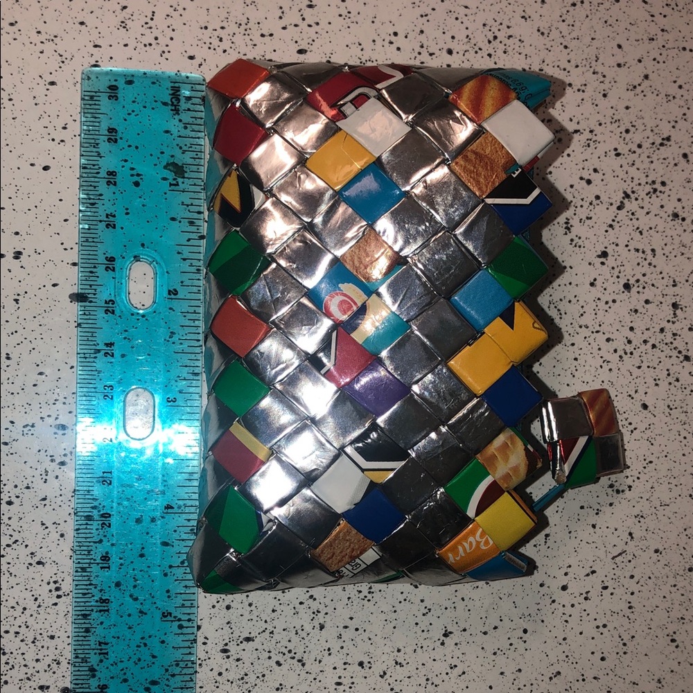 Colorful Woven Clutch